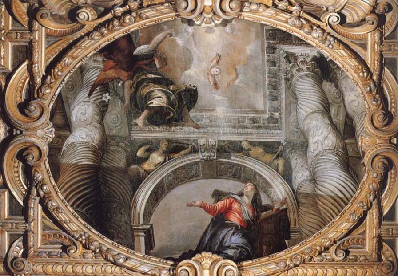 Paolo  Veronese Annunciation oil painting image